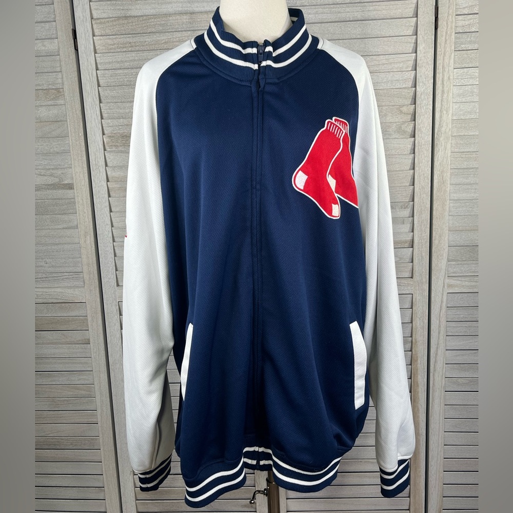 STITCHES Licensed Vintage Boston Red Sox Full Zip Jacket-XL